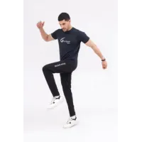 Men Active wear Black Trouser Men Active wear Black Trouser