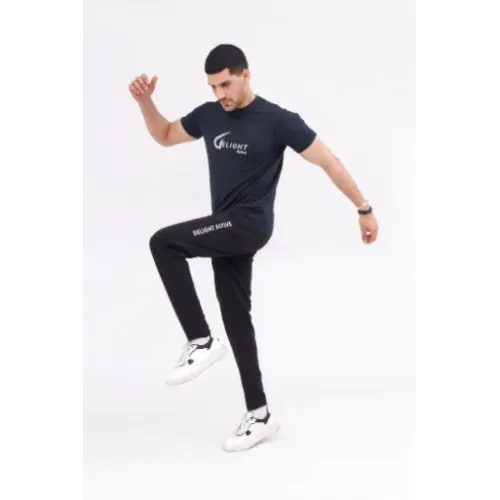Men Active wear Black Trouser
