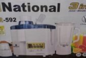 Pawar full Imported National Juicer 3 in 1.