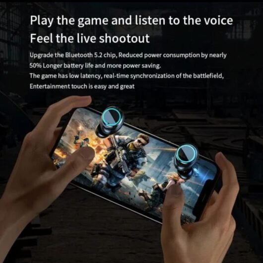 M25 TWS Gaming Headset: Wireless Bluetooth Earbuds with Noise Reduction & Touch Control
