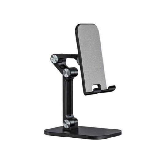 Adjustable Cell Phone Stand for Desk Angle Height Adjustable Foldable Cellphone Holder w/Anti-Slip S