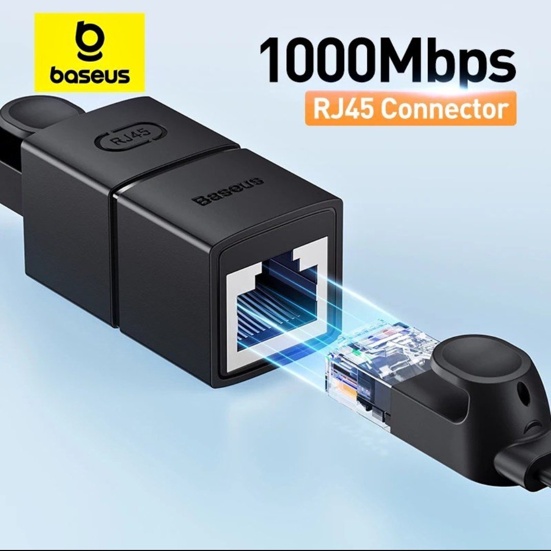 Baseus RJ45 Connector Cat7 Cat6 Ethernet Adapter Extender