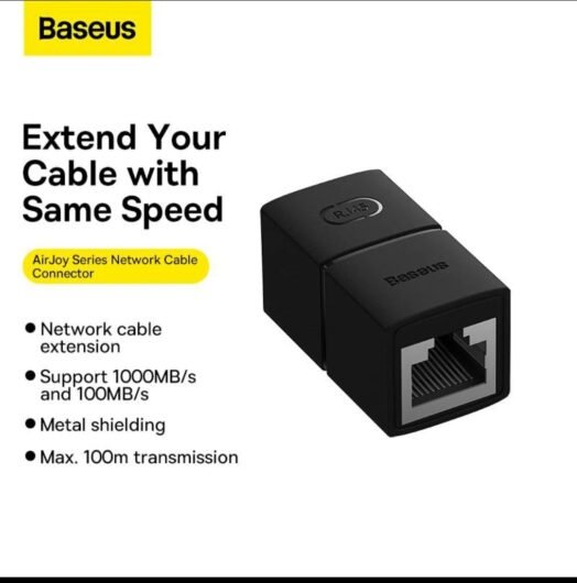 Baseus RJ45 Connector Cat7 Cat6 Ethernet Adapter Extender