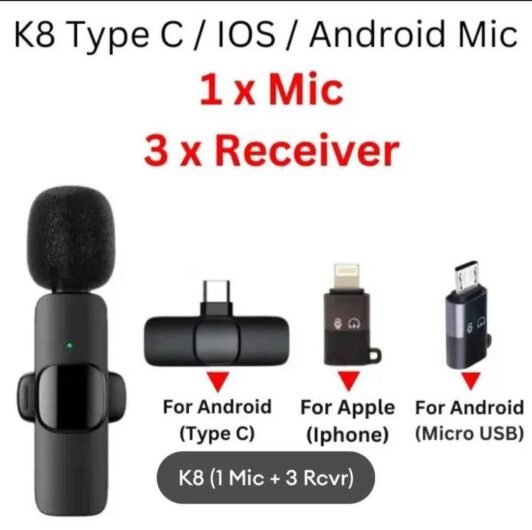 Wirless Mic / Bluetooth Mic / Wireless Mic for V Logging